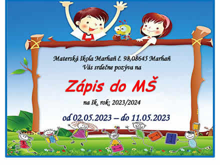 Zapis deti do MŠ